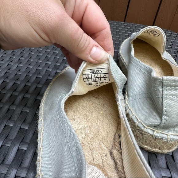 Soludos | NEW without Box La Vie en Rose Chambray Espadrilles Size 6 - Picture 9 of 14